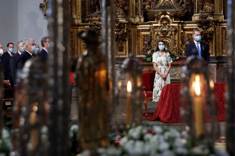 Los reyes presiden hoy la ofrenda al Apóstol en Santiago