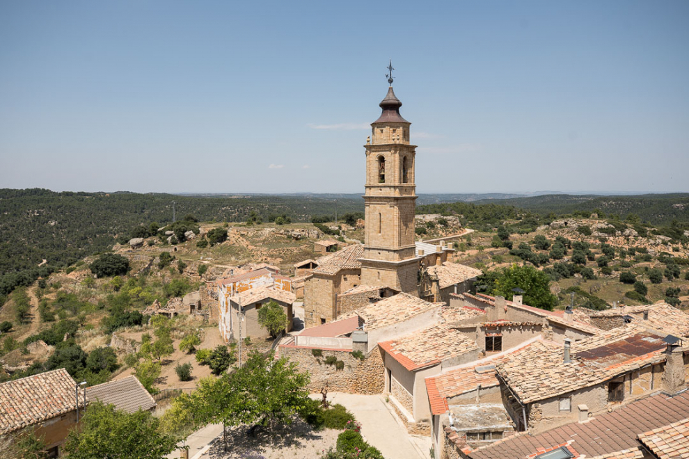 Foto de Fórnoles, municipio de la comarca del Matarraña