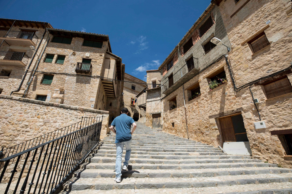 Localidad de Monroyo en el Matarraña de Teruel