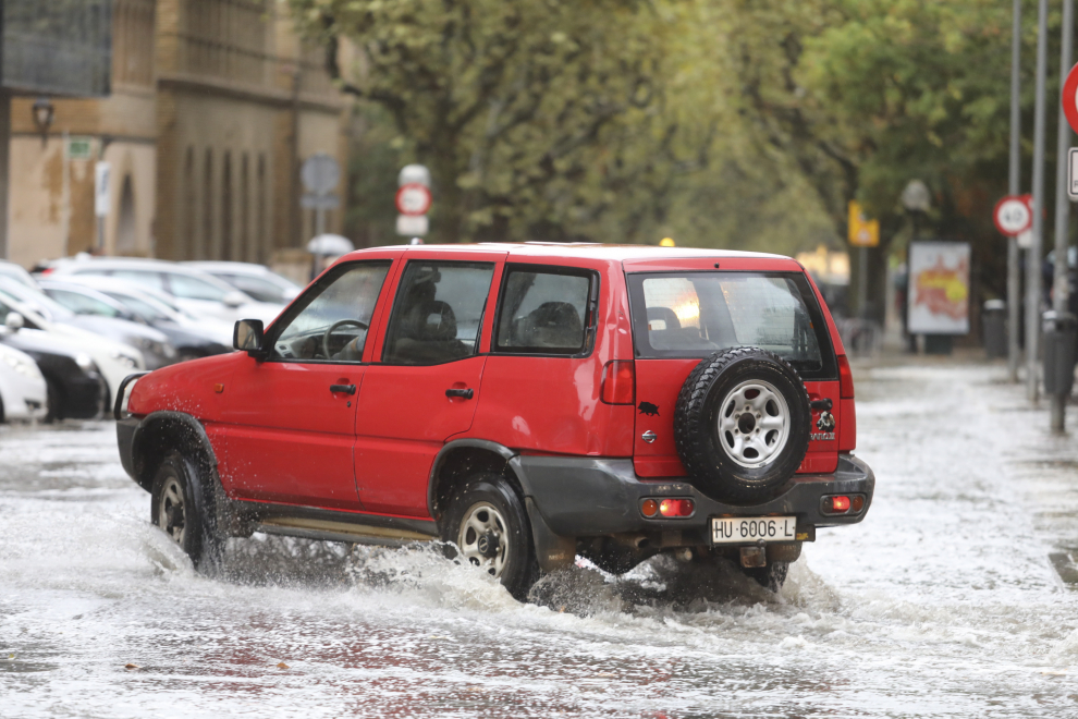 Lluvia en Huesca /18-9-2020 / Foto Rafael Gobantes [[[FOTOGRAFOS]]]