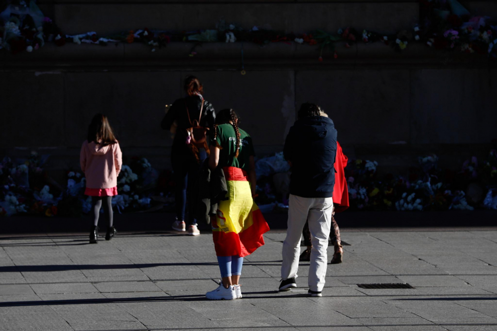 La Plaza del Pilar, en el Día grande de Zaragoza en 2020
