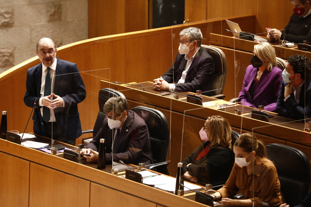Pleno de las Cortes de Aragón