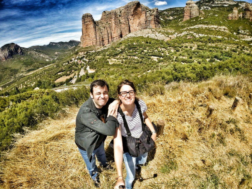 Laura Uranga y Pablo Ferrer, dos años de recorrido por los 731 pueblos de Aragón.