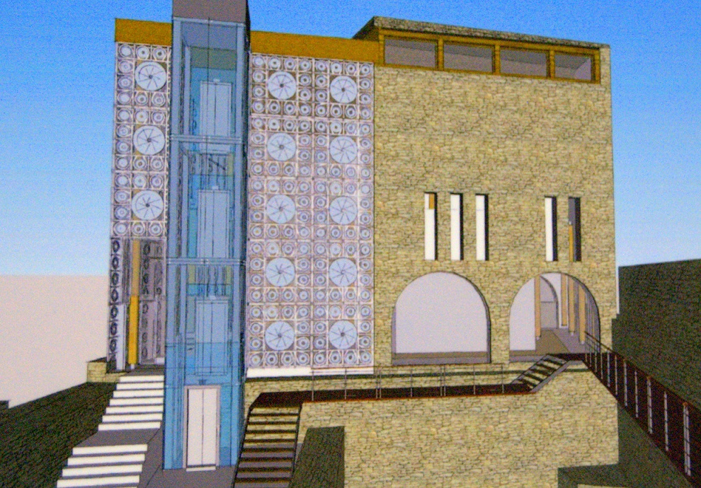 Los proyectos presentados al concurso de ideas para el futuro Palacio de Congresos de Aínsa pueden verse en el nuevo Centro Cultural