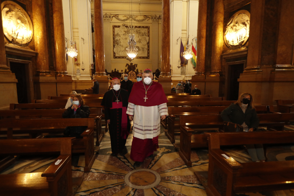 Toma de posesión del nuevo arzobispo de Zaragoza, Carlos Escribano