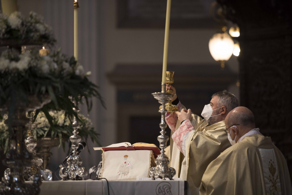 Toma de posesión del nuevo arzobispo de Zaragoza, Carlos Manuel Escribano