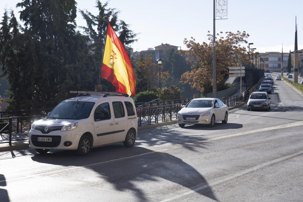 Protesta de la enseñanza concertada en las calles de Teruel