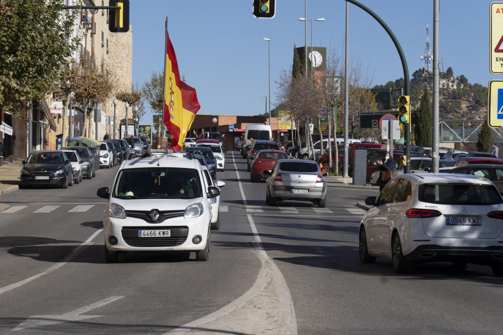 Protesta de la enseñanza concertada en las calles de Teruel