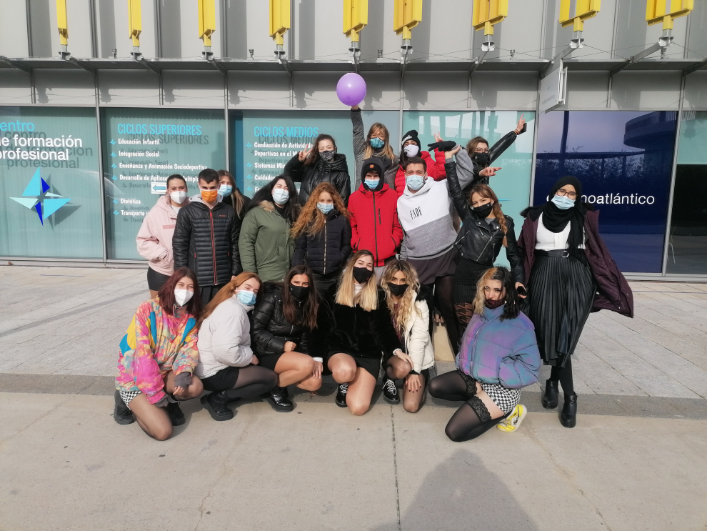 Fotos de la jornada de sensibilización en Océano Atlántico el 25 de noviembre.