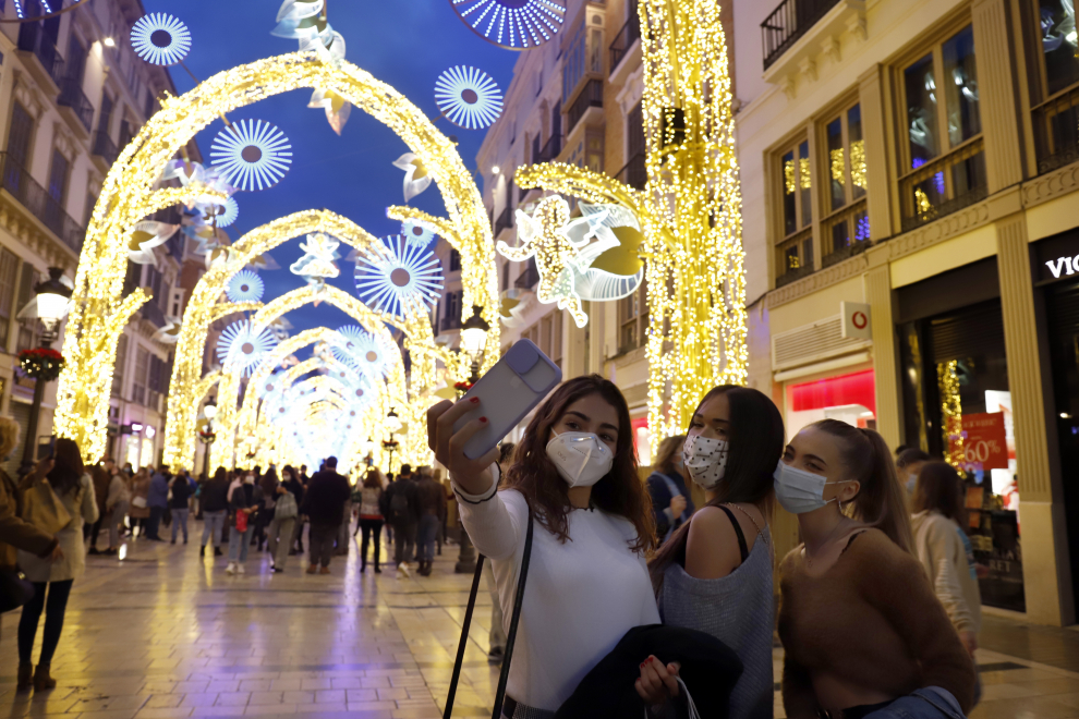 Encendido de la luces de Navidad en Málaga