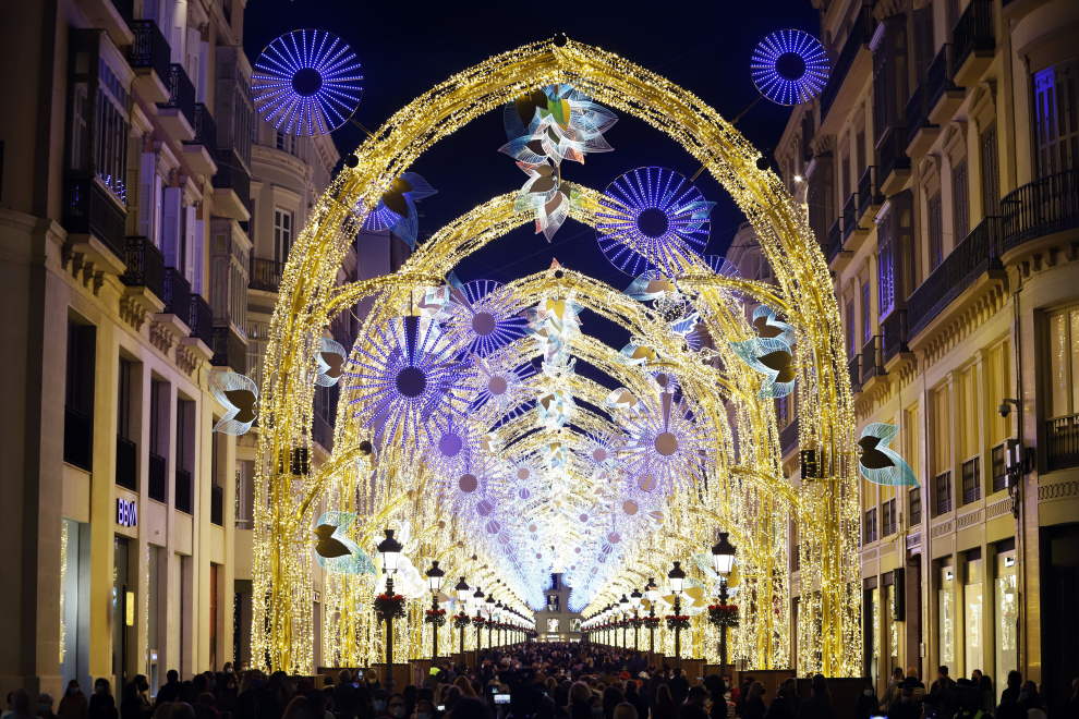 Encendido de la luces de Navidad en Málaga