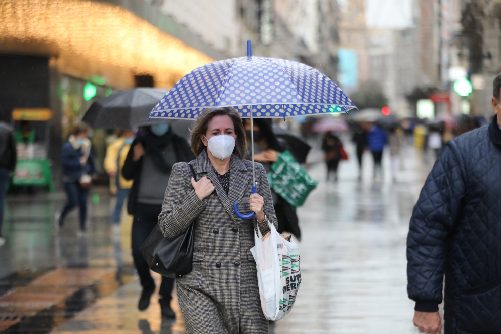 Temporal de lluvias en España