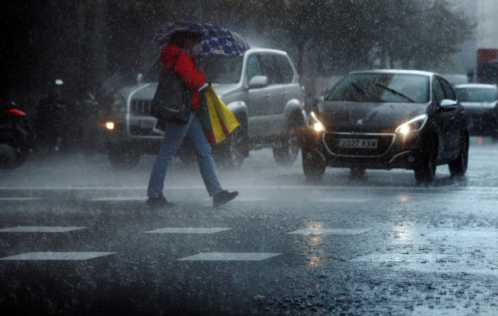 Temporal de lluvias en España