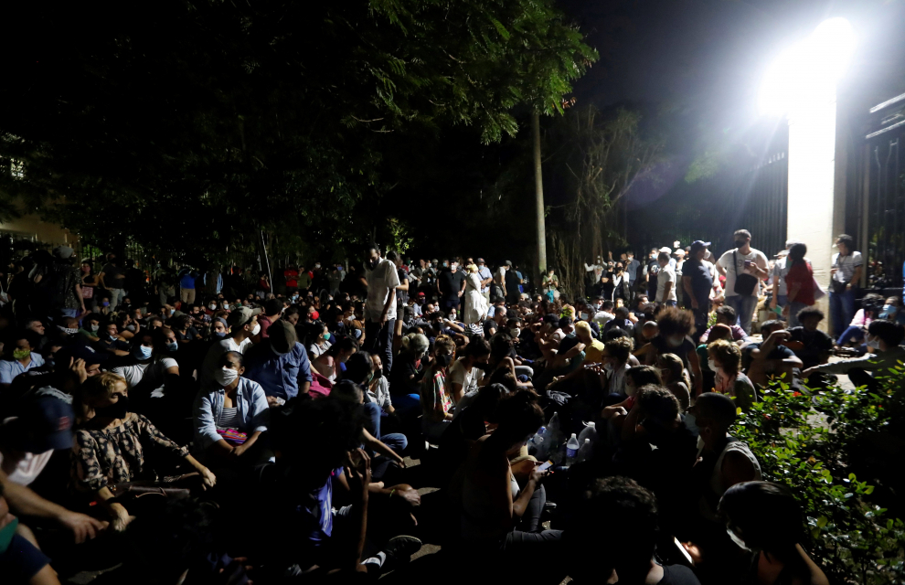 Opositores cubanos en huelga de hambre, débiles pero arropados tras el golpe