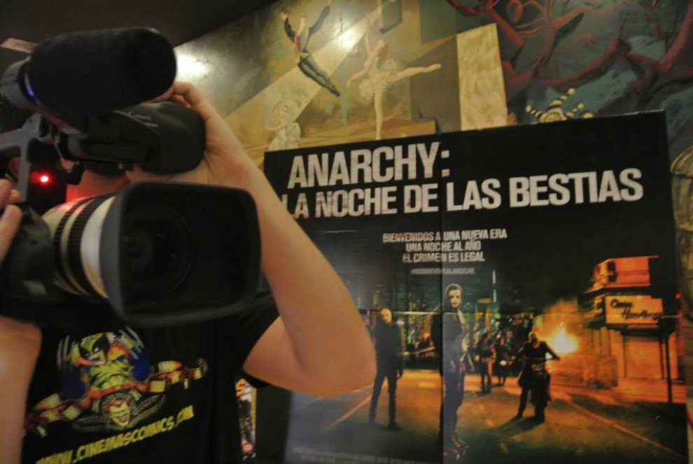 Preestreno de la película 'Anarchy, la noche de las bestias' organizado por Cinemascomics.