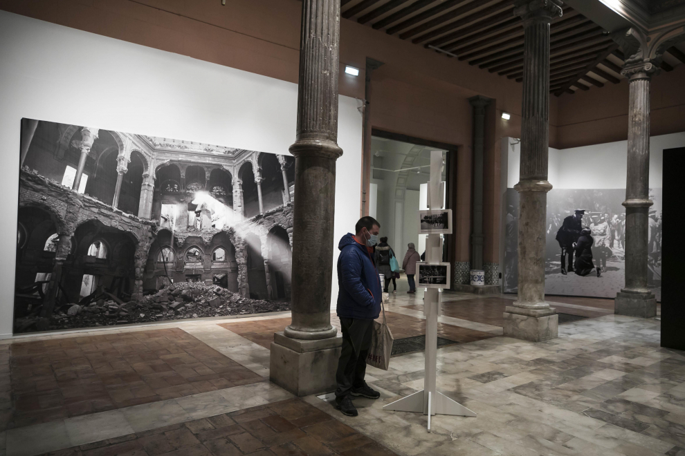 ‘HERALDO. 125 años de fotografías’, un viaje emocional en el palacio de Sástago.
