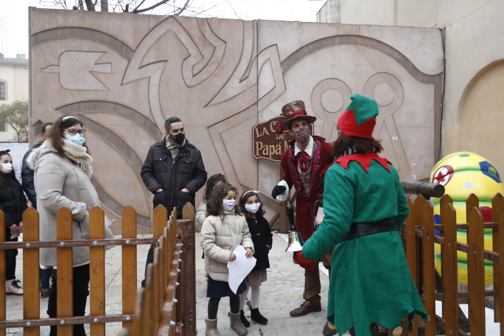 Papá Noel abre las puertas de su casa de Laponia en Zaragoza
