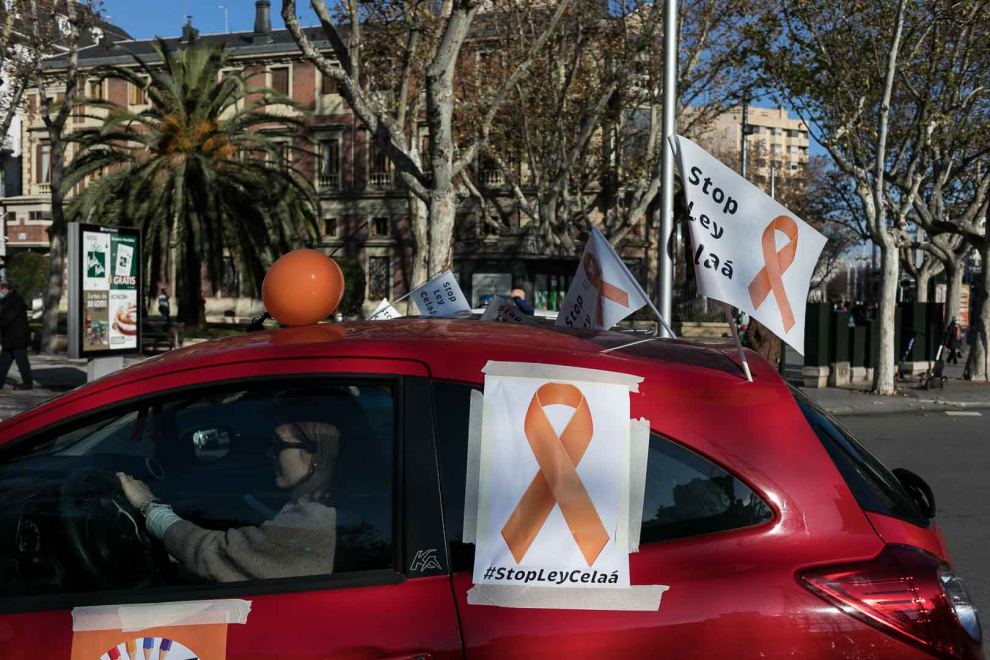 Nueva protesta de la concertada en coches contra la ley Celáa