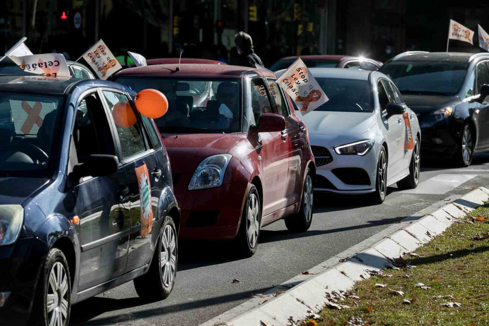 Nueva protesta de la concertada en coches contra la ley Celáa