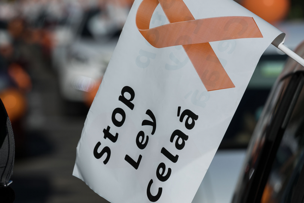 Nueva protesta de la concertada en coches contra la ley Celáa