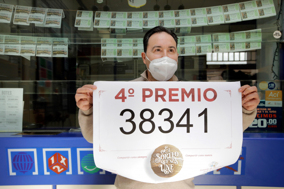 El 38.341, un cuarto premio, deja 14 millones en Faura, Meliana y Almássera