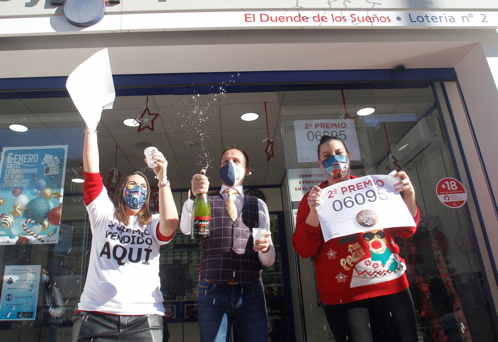 El 6.095, segundo premio, deja 111,15 millones en la Comunitat Valenciana
