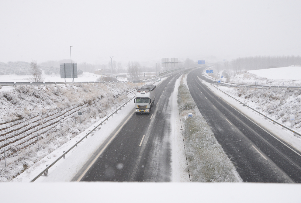 La borrasca Filomena cubre de nieve la provincia de Teruel.
