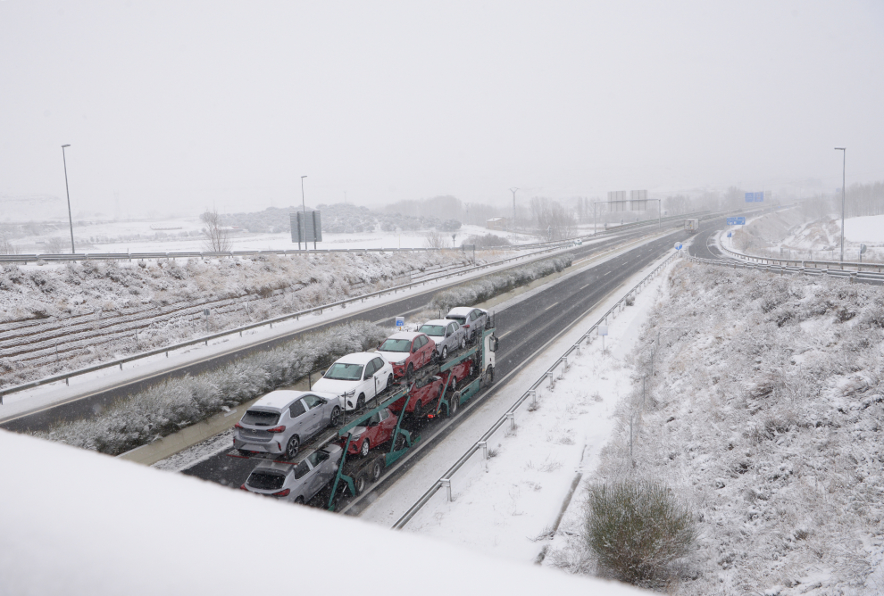 La borrasca Filomena cubre de nieve la provincia de Teruel.