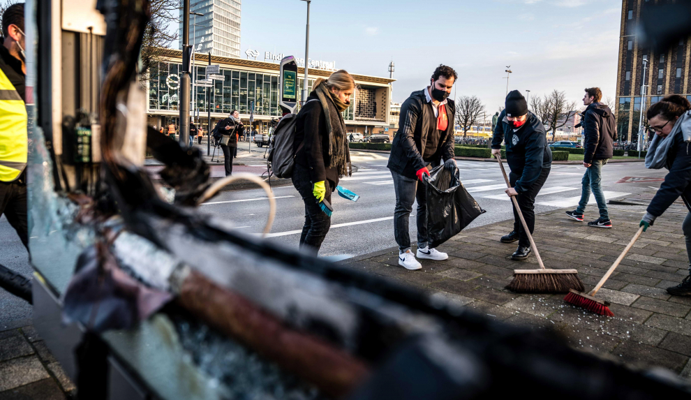 Eindhoven, the day after the curfew riots