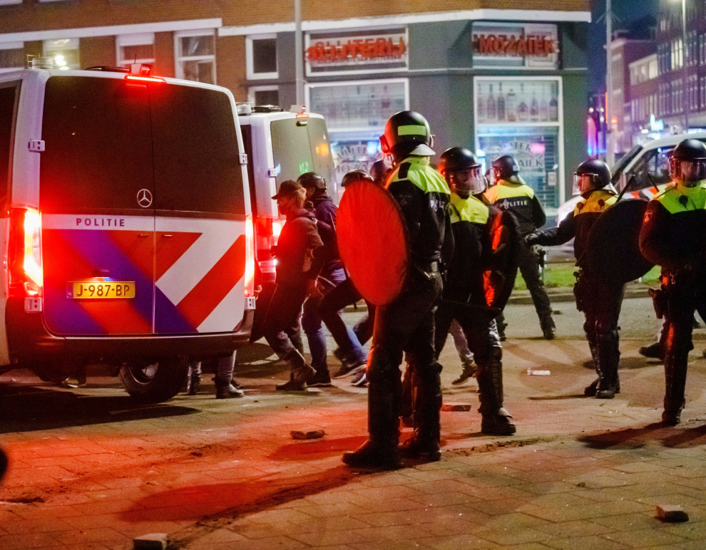 Riots in Rotterdam