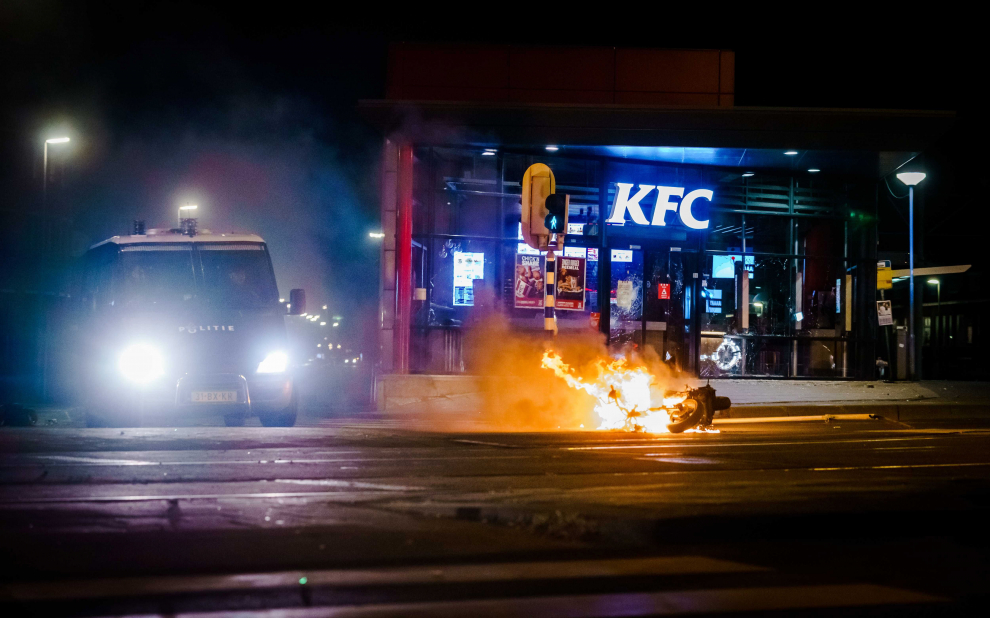 Riots in Rotterdam