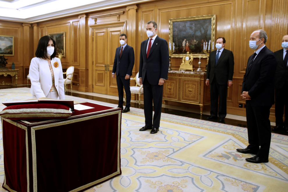 Carolina Darias y Miquel Iceta juran el cargo ante el Rey y el Presidente del Gobierno