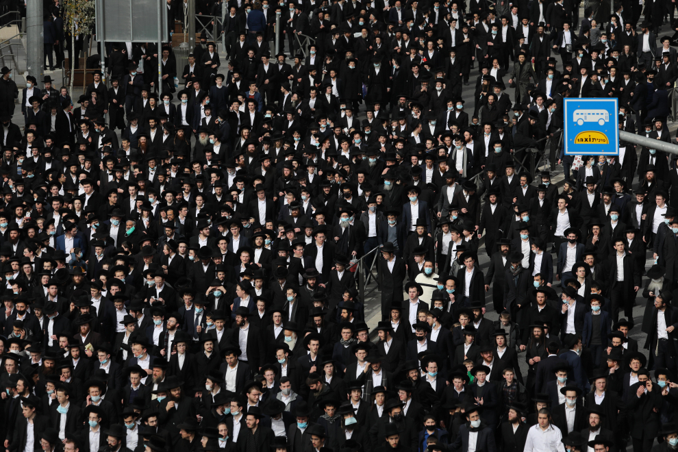Rabbi funeral in Jerusalem