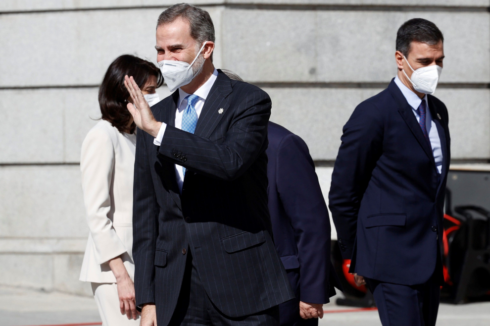 El Rey Felipe VI, en el Congreso de los Diputados
