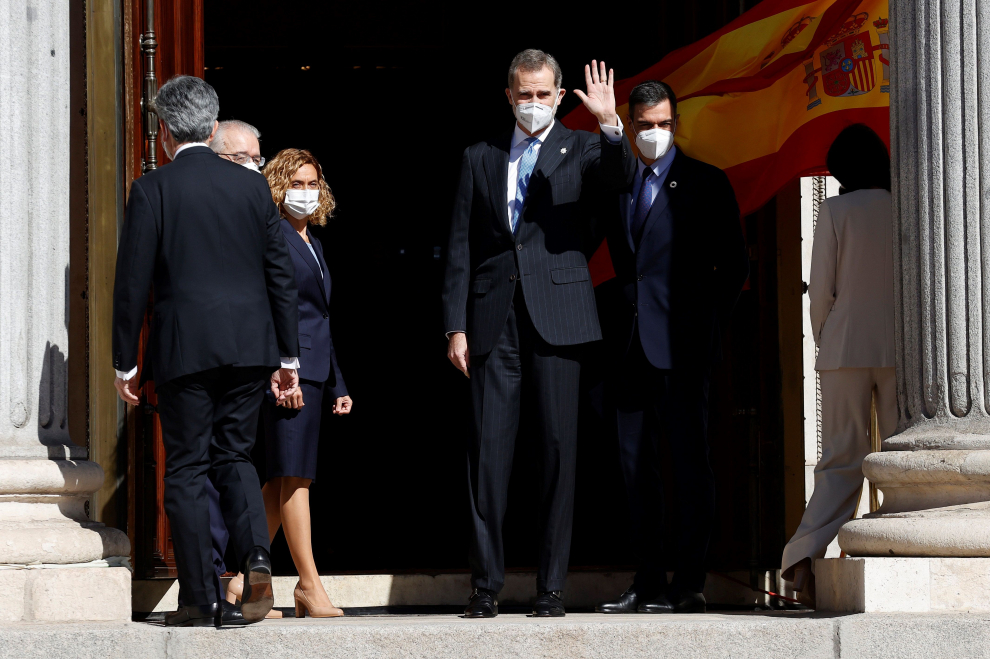 El Rey Felipe VI, en el Congreso de los Diputados