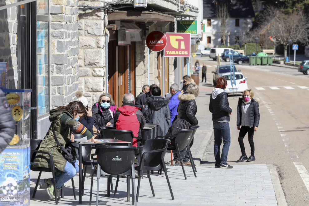 Afluencia contenida de visitantes en el Pirineo aragonés