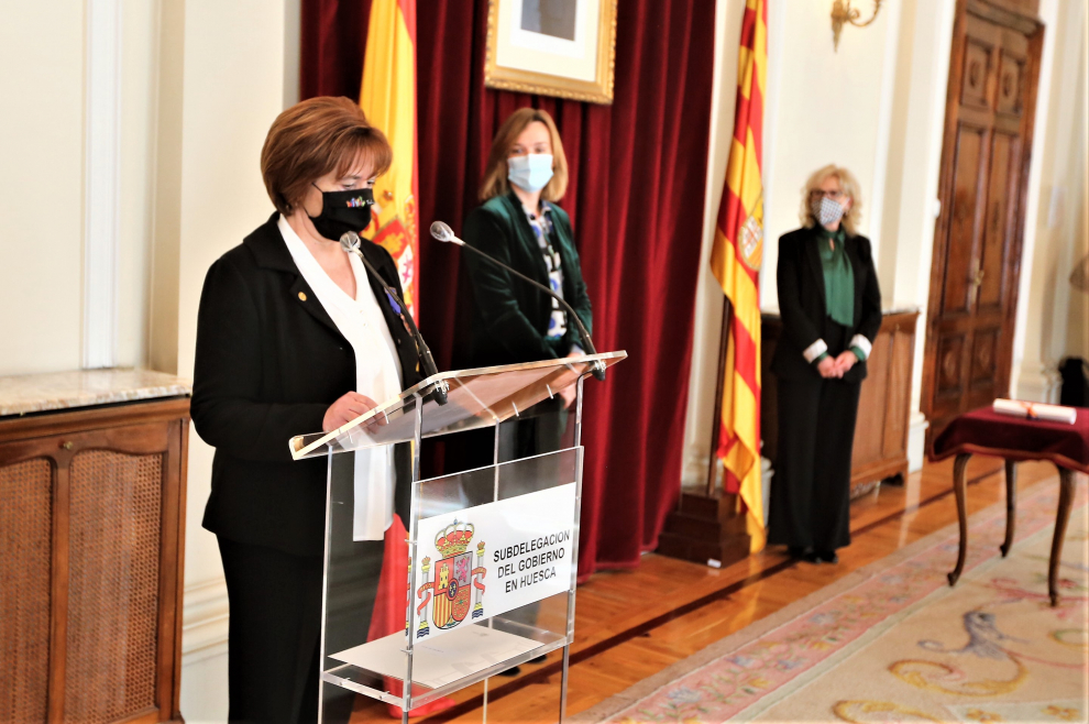 Entrega de Medallas al Mérito de la Protección Civil en Huesca.