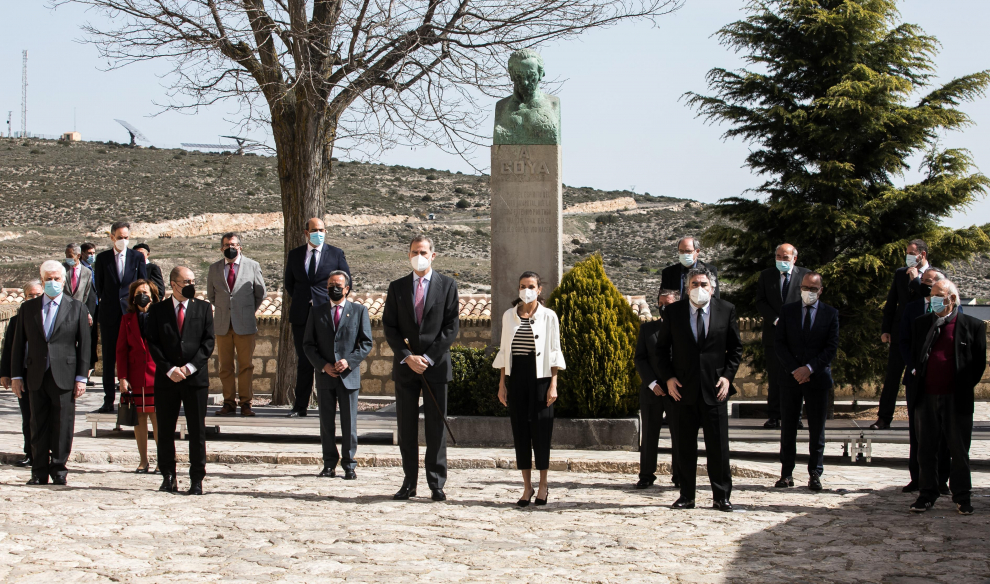 Los Reyes visitan Fuendetodos en el 275 aniversario del nacimiento de Goya