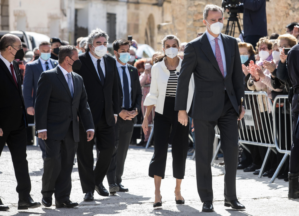 Los Reyes visitan Fuendetodos en el 275 aniversario del nacimiento de Goya