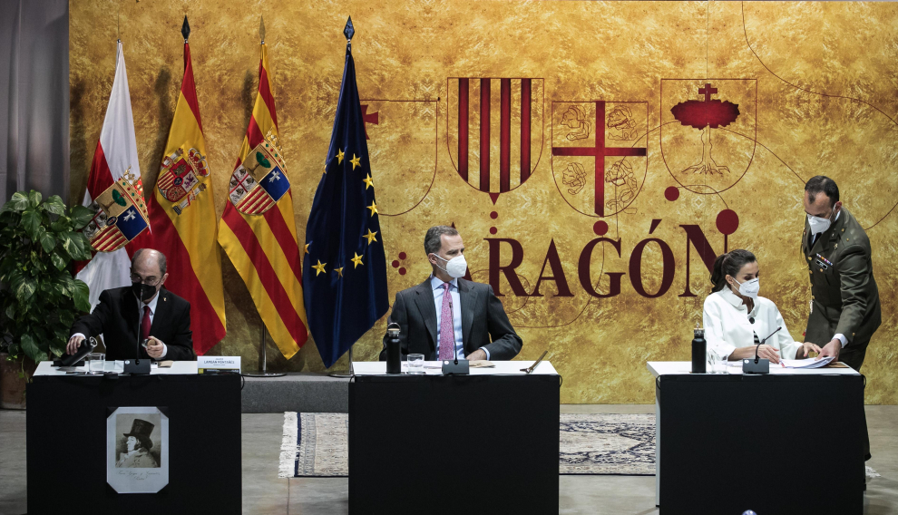 Los Reyes visitan Fuendetodos en el 275 aniversario del nacimiento de Goya