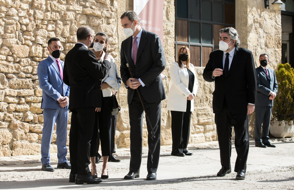 Los Reyes visitan Fuendetodos en el 275 aniversario del nacimiento de Goya