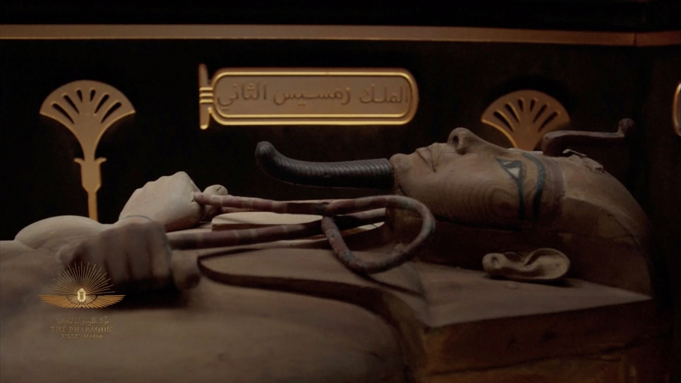 Transfer of mummies from the Egyptian Museum to the National Museum of Egyptian Civilization, in Cairo