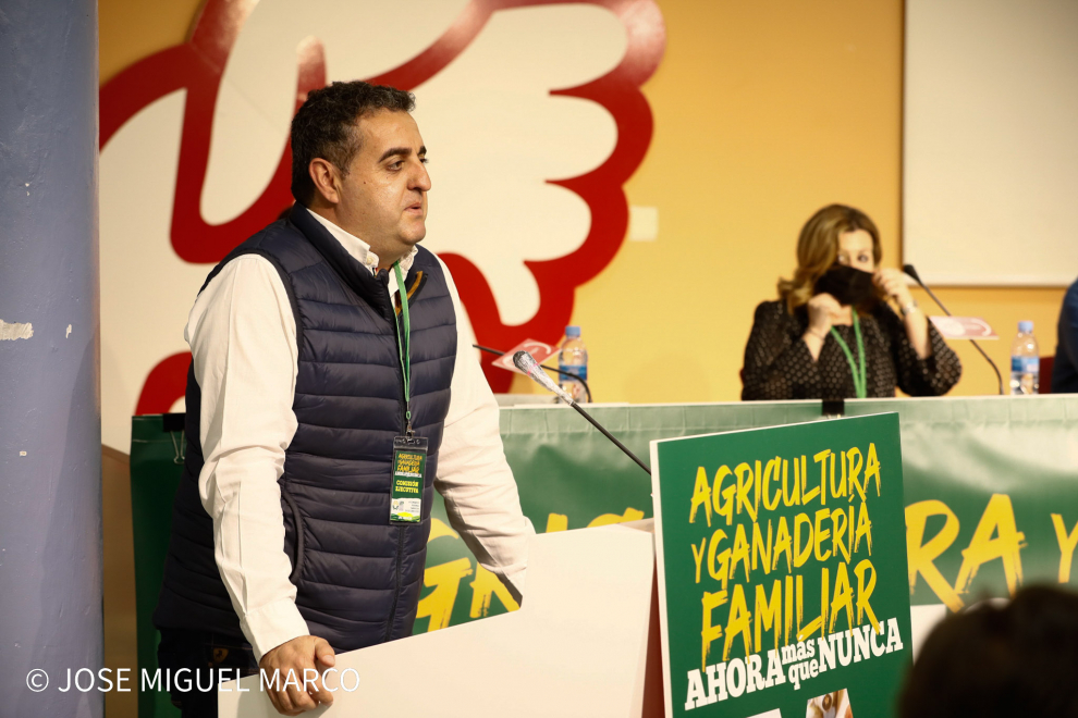 Foto del VI Congreso Regional de UPA Aragón celebrado en Zaragoza