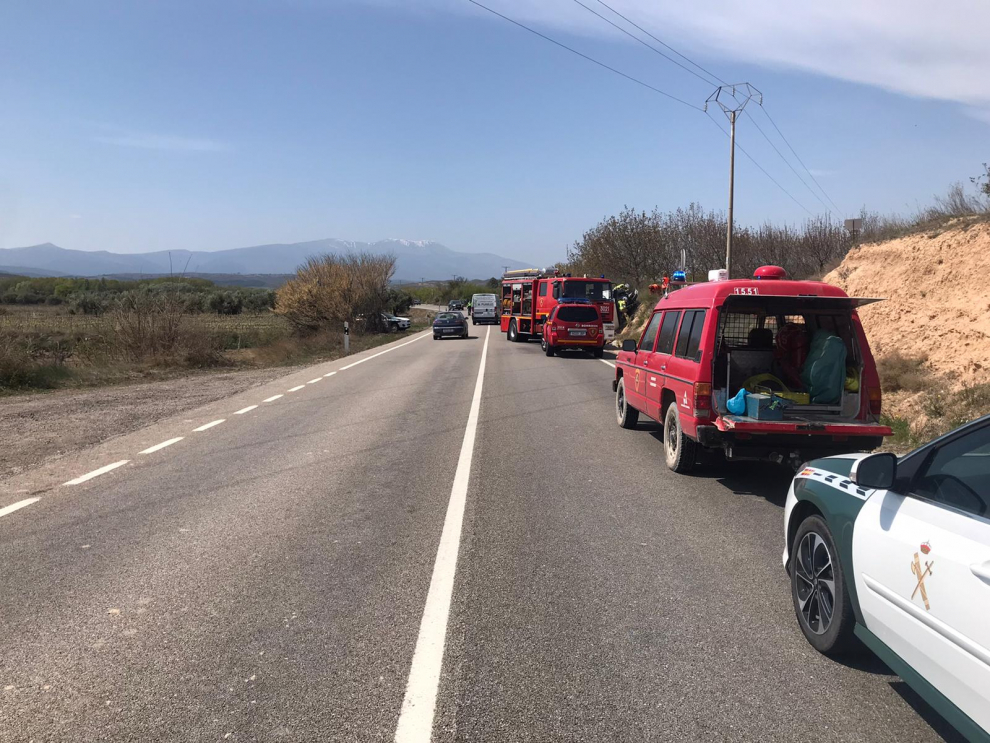 Accidente mortal de un camionero en la N-122, entre Maleján y Bulbuente