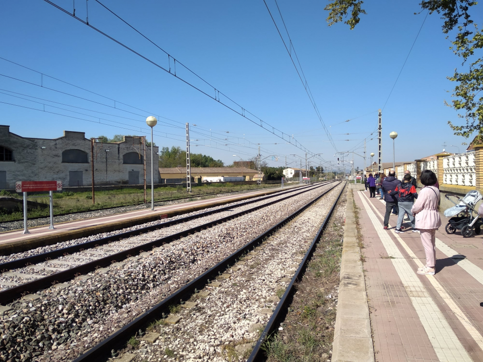 Concentraciones en Aragón para reivindicar un servicio de tren de calidad
