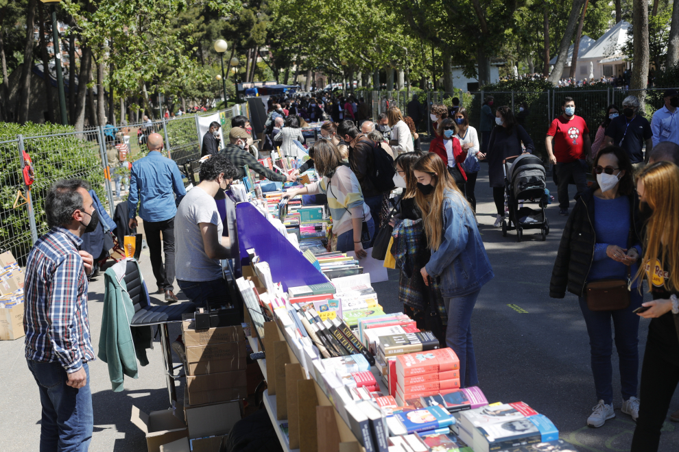 Celebración del Día del Libro 2021 en el Parque Grande José Antonio Labordeta de Zaragoza