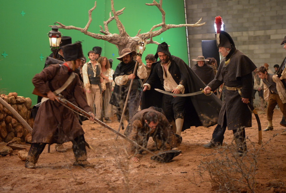 Carlos Saura comienza el rodaje en Teruel de 'Goya 3 de mayo'