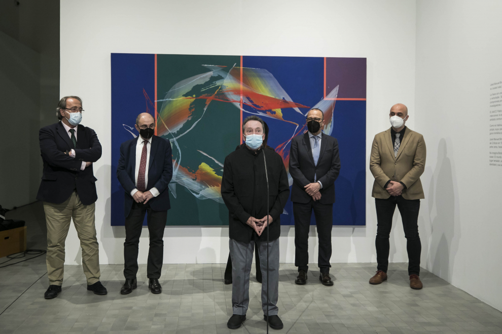 Exposición 'D Broto (Donación)', del pintor José Manuel Broto, en el IAACC Pablo Serrano de Zaragoza