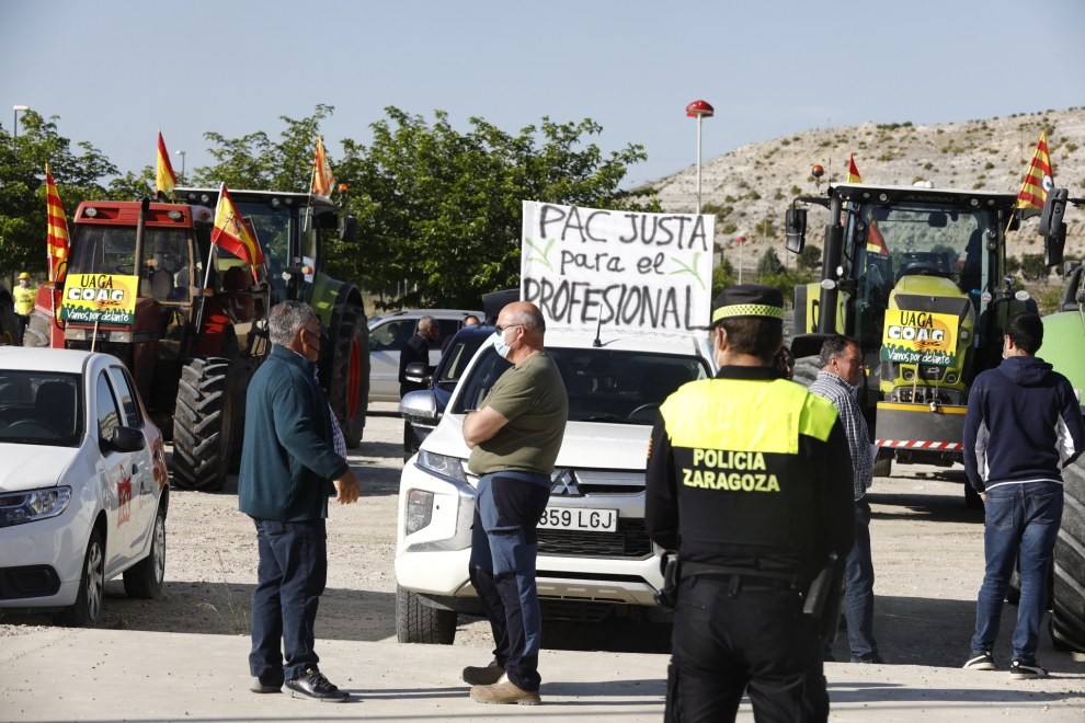 Manifestación por la PAC en Zaragoza, Ejea y Cariñena