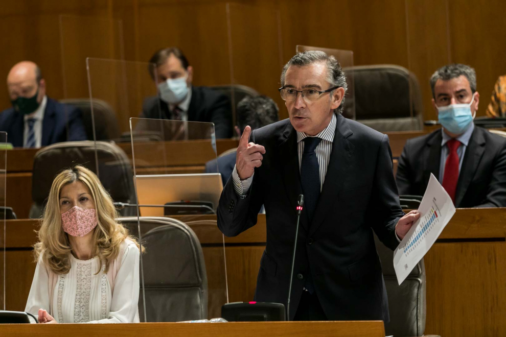 Pleno de las Cortes de Aragón del 21 de mayo, el último de Javier Lambán antes de ser operado de cáncer de colon